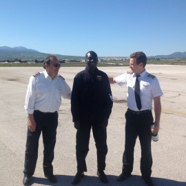 Mr. Maigado earned his wings as he completed his first solo flight