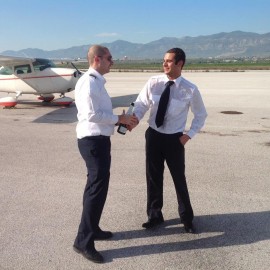 Mr. Alberto Quarta First Solo Flight